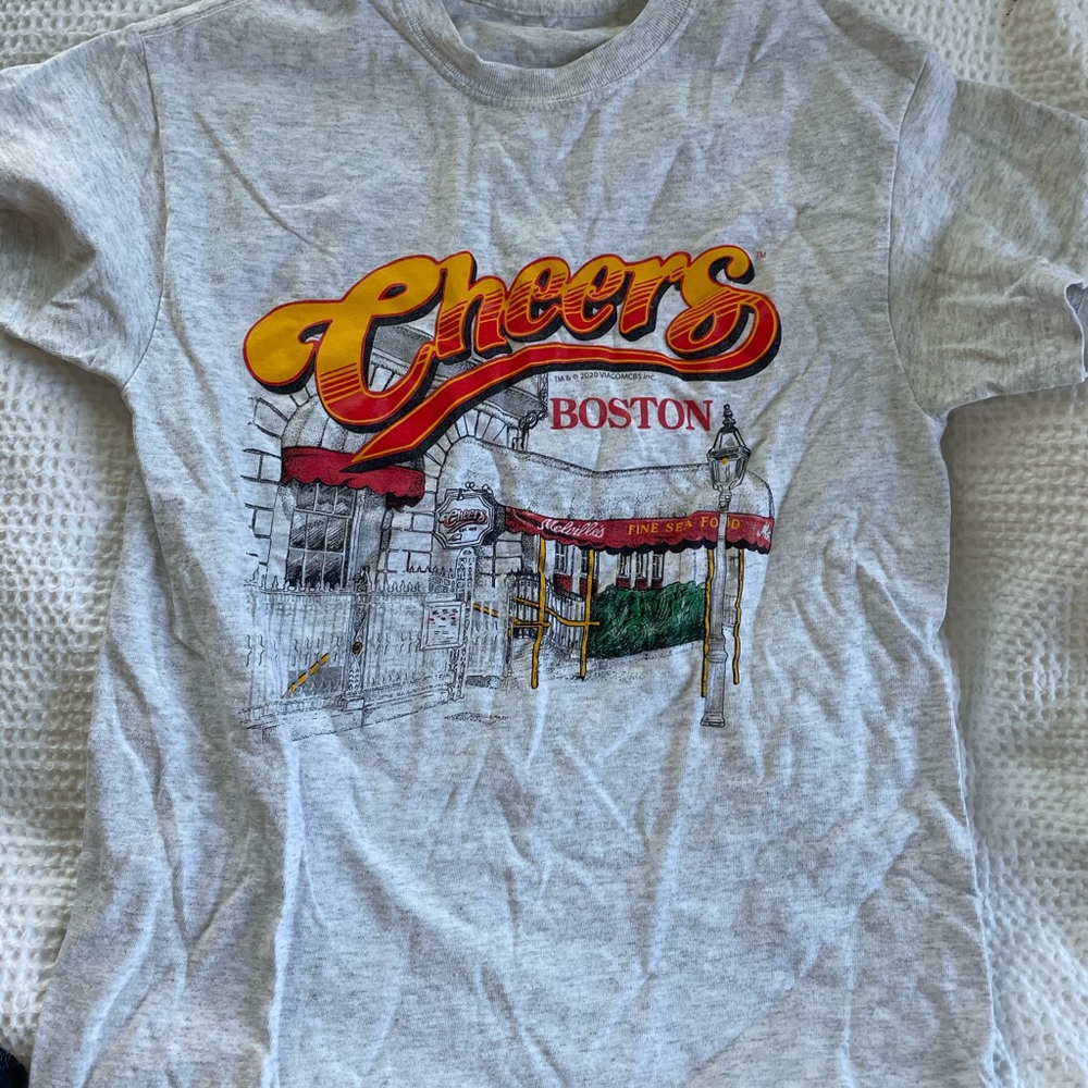 Cheers Boston Kids Graphic T-Shirt - Gray